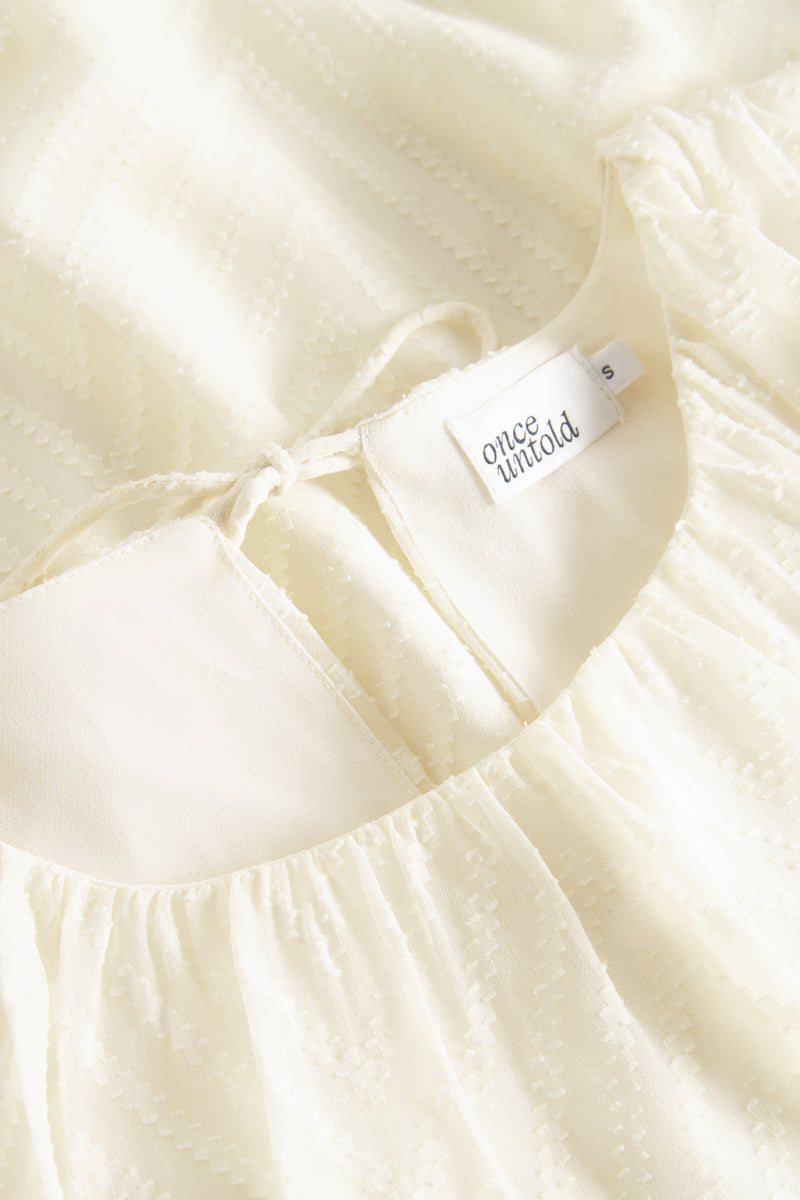 Mimosa Top - Cream White