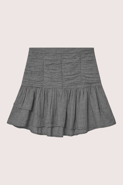 Nina Mini Skirt - Black/White Check