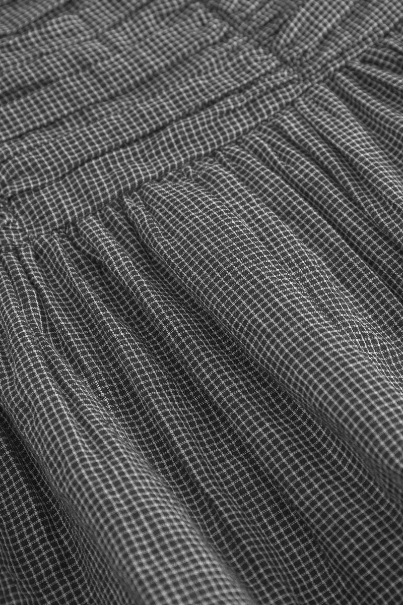 Nina Mini Skirt - Black/White Check