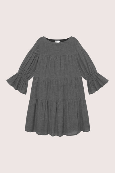 Nina Dress - Black/White Check