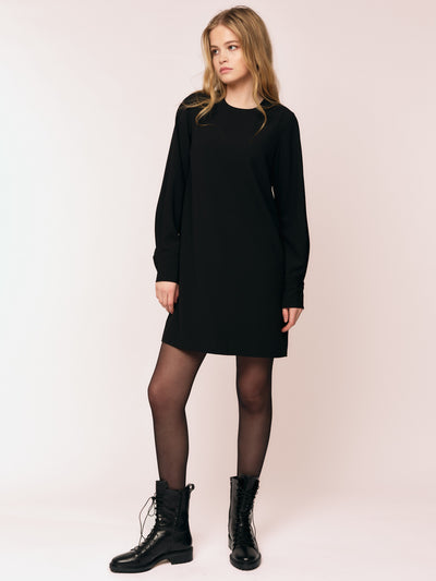 Ebony Midi Dress - Black