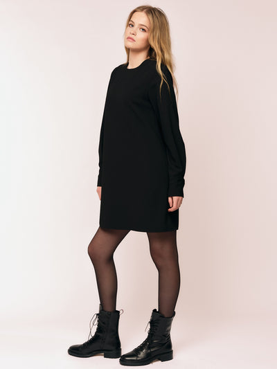Ebony Midi Dress - Black
