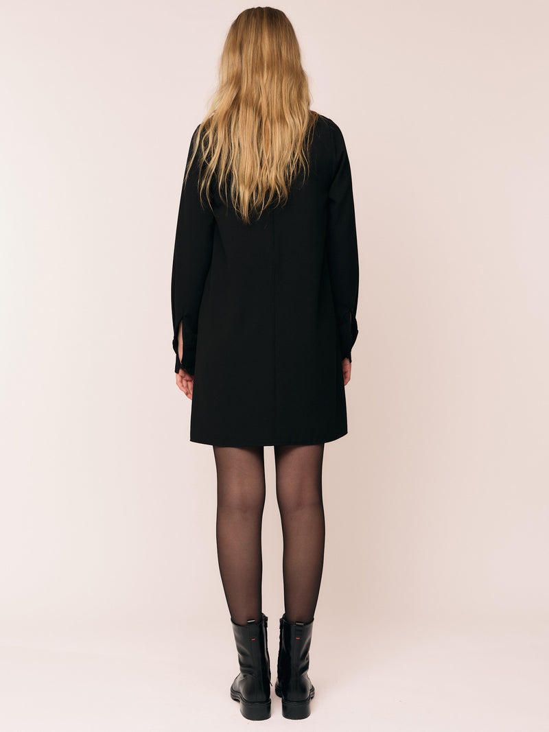 Ebony Midi Dress - Black