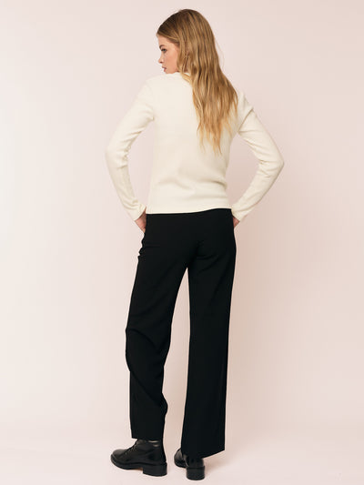 Daniela Rib Top - Turtledove Melange