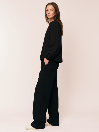 Mercer Blouse - Black/Black