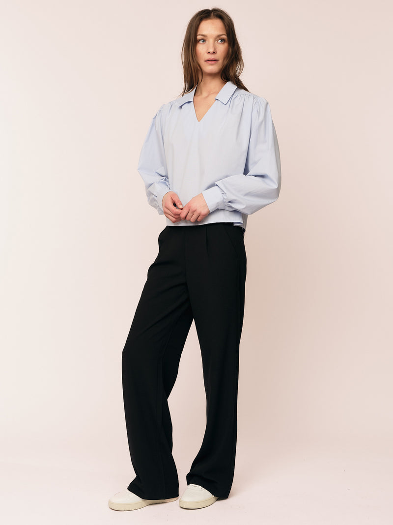 Peyton Blouse - Chambre Blue