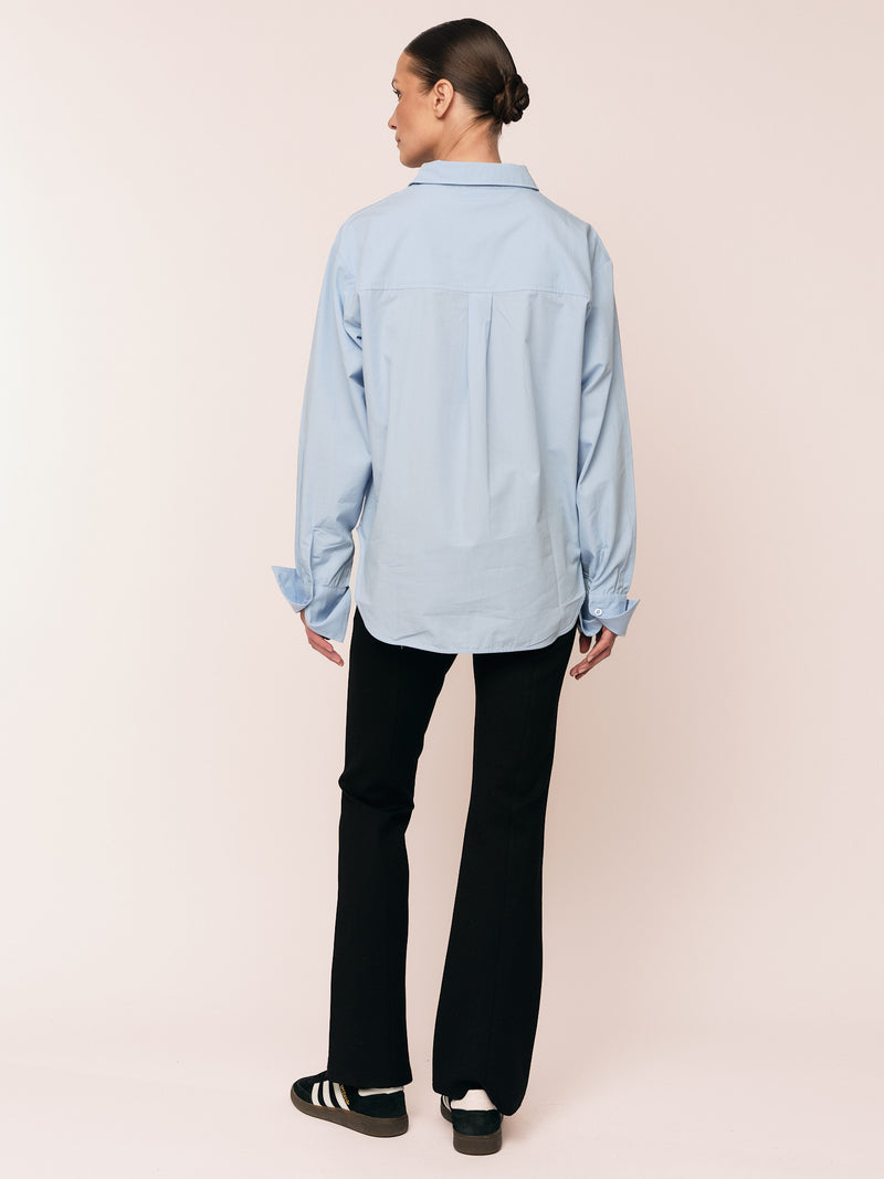 Peyton Shirt - Chambray Blue