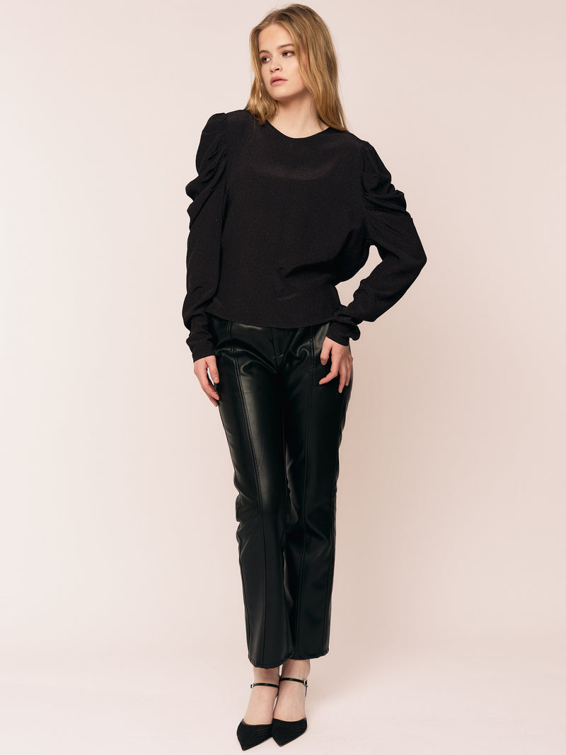 Ellen Top - Printed Plum