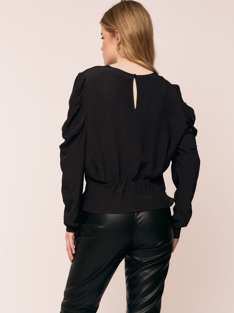 Ellen Top - Printed Plum