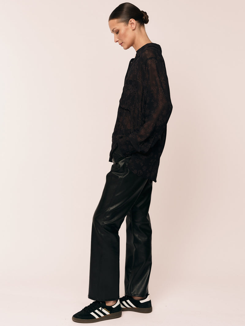 Frost Shirt - Petite Plum Flower