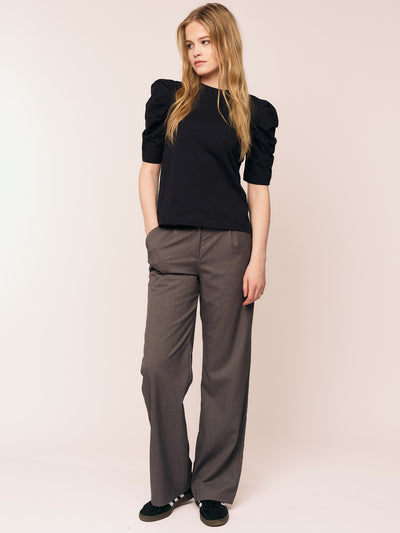 Empire SS Blouse - Black