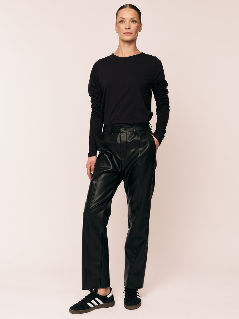 Lumi Cropped Trouser - Black