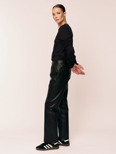 Lumi Cropped Trouser - Black