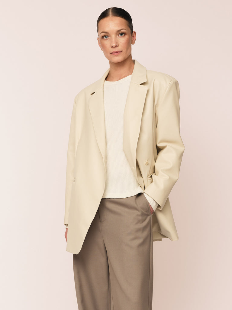 Lumi Blazer - Ecru – Once Untold