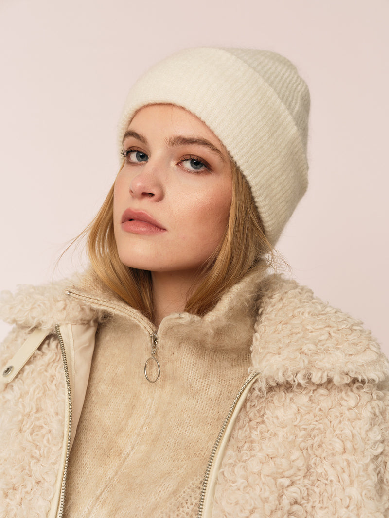 Florie Beanie - 1201 Winter White