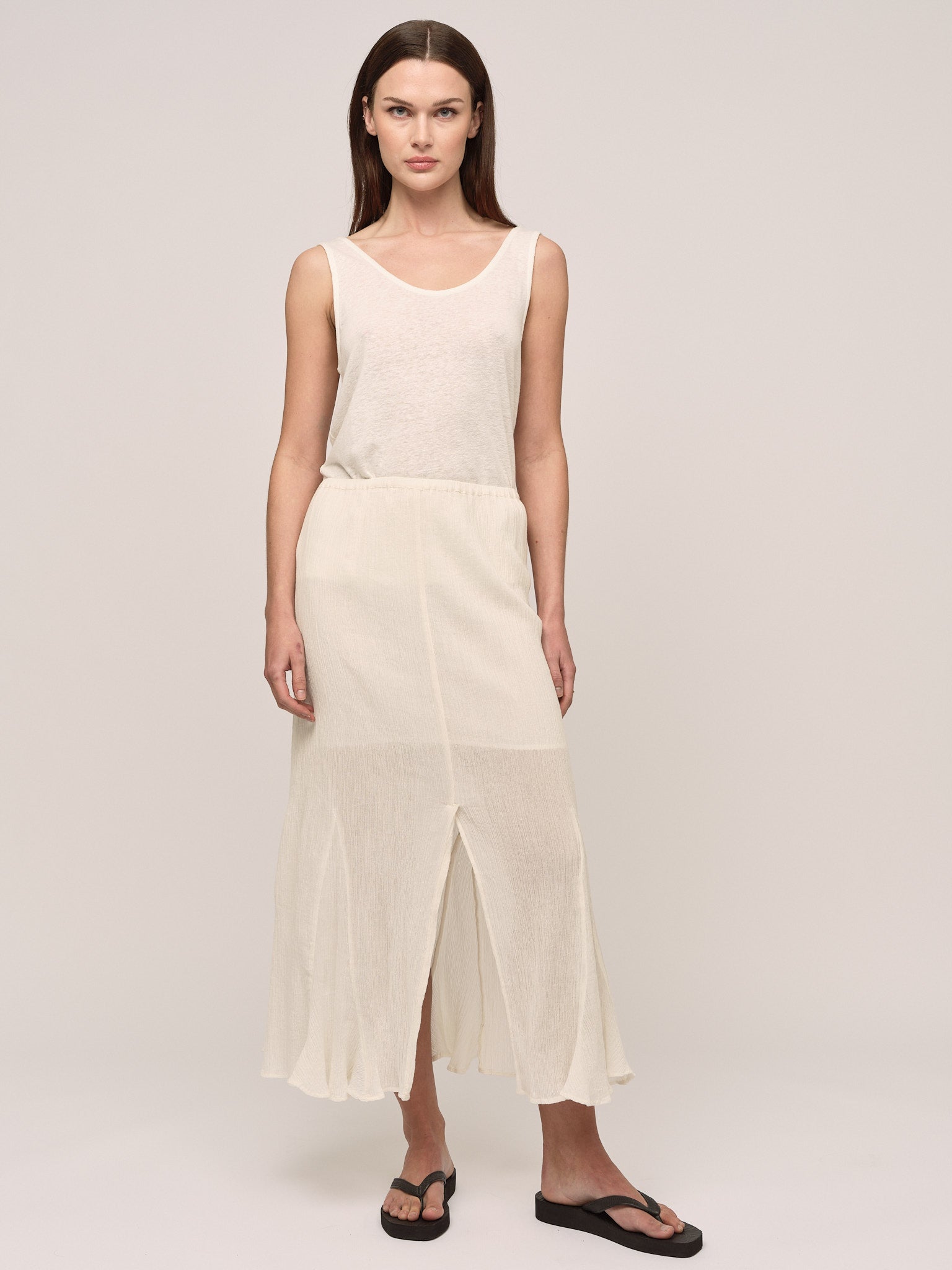 Wave Skirt - Ecru – Once Untold