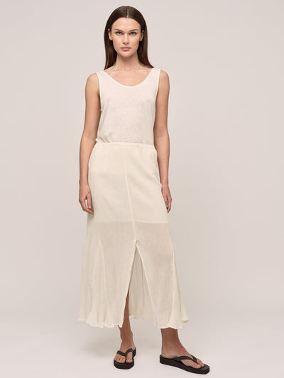 Wave Skirt - Ecru