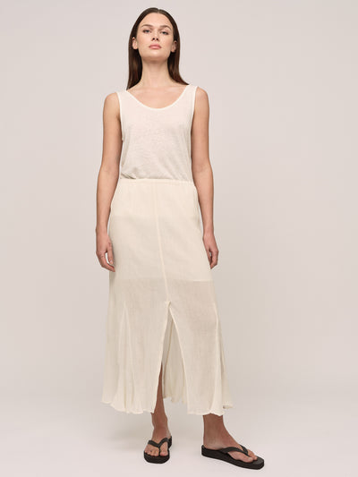 Wave Skirt - Ecru