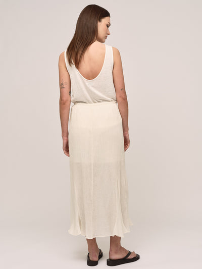 Wave Skirt - Ecru