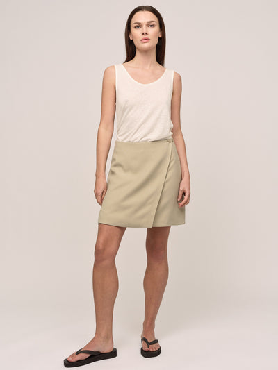 Shade Wrap Skirt - Sea Green