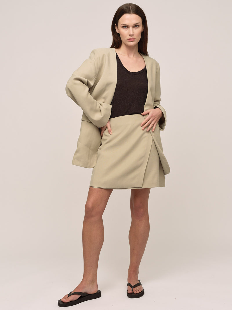 Shade Wrap Skirt - Sea Green