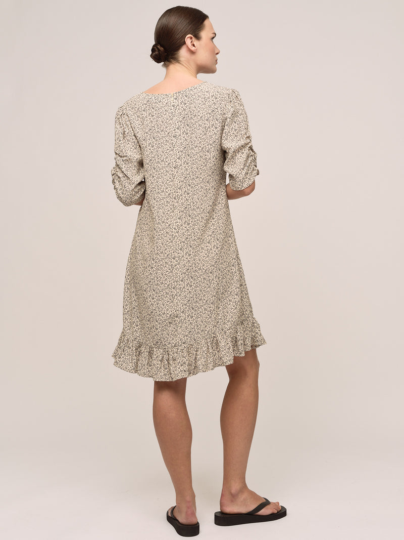 Ellen Dress - Petite Antrachite Flower