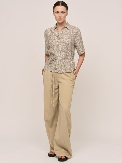 Ella Blouse - Petite Antrachite Flower