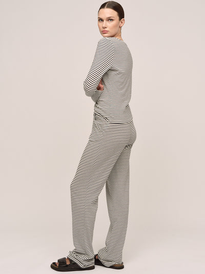 Zuma Sweater - Navy Stripe