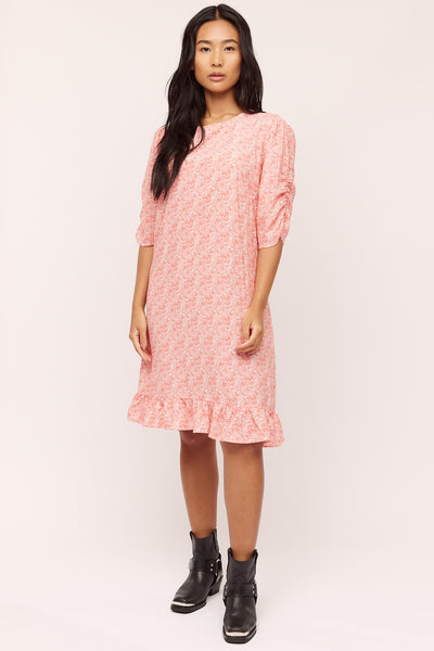 Ellen Dress - Pink Petite Flower