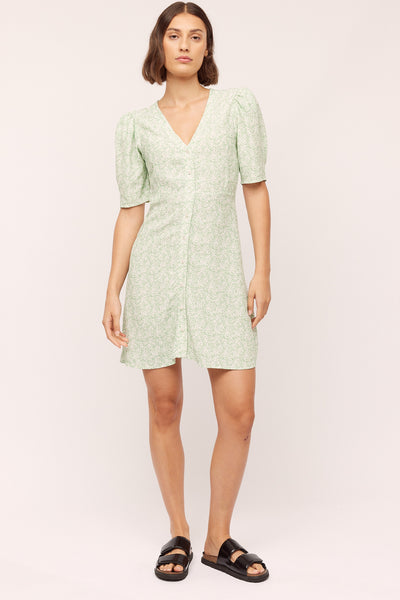 Ellen Short Dress - Green Shades