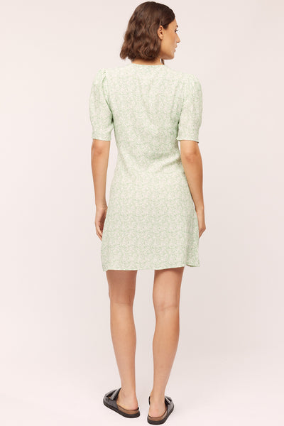 Ellen Short Dress - Green Shades