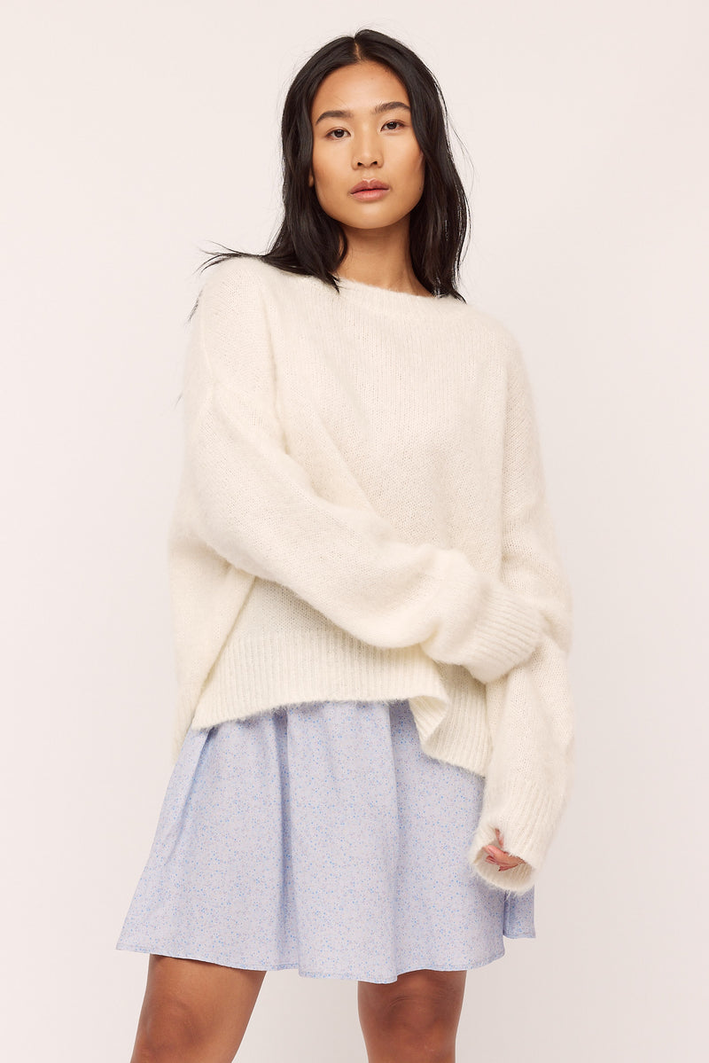 Elisa Skirt - Blue Petite Flower