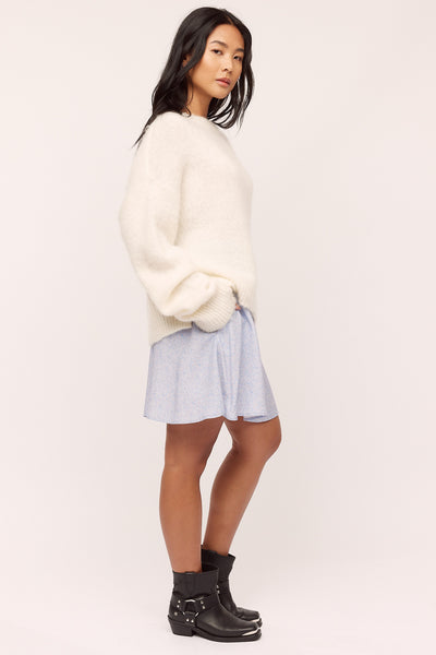 Elisa Skirt - Blue Petite Flower