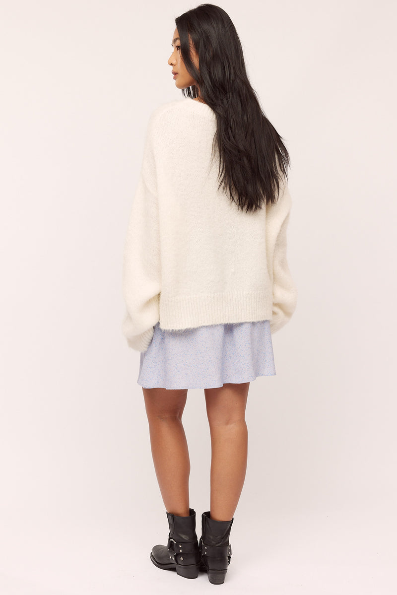 Elisa Skirt - Blue Petite Flower