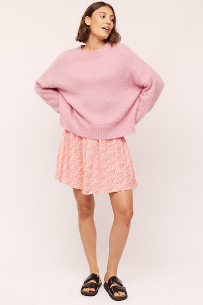 Elisa Skirt - Pink Petite Flower