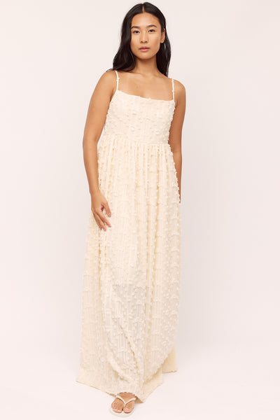 Julia Smock Dress - Vanilla