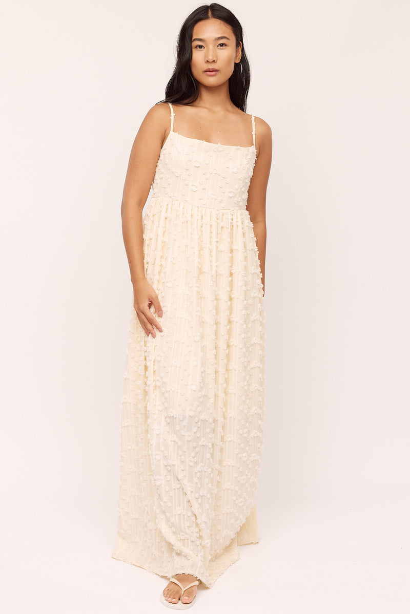 Julia Smock Dress - Vanilla