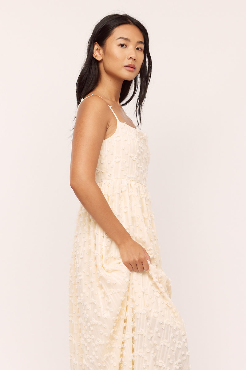 Julia Smock Dress - Vanilla