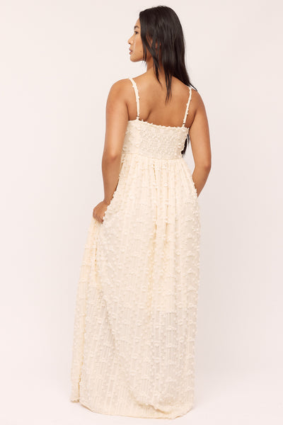 Julia Smock Dress - Vanilla