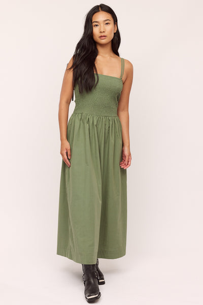 Peyton Smock Dress - Sea Spray