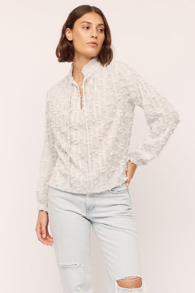 Julia Blouse - Grayish Blue