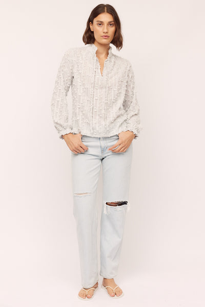 Julia Blouse - Grayish Blue