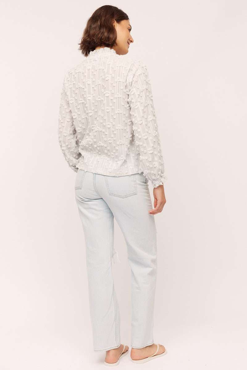 Julia Blouse - Grayish Blue