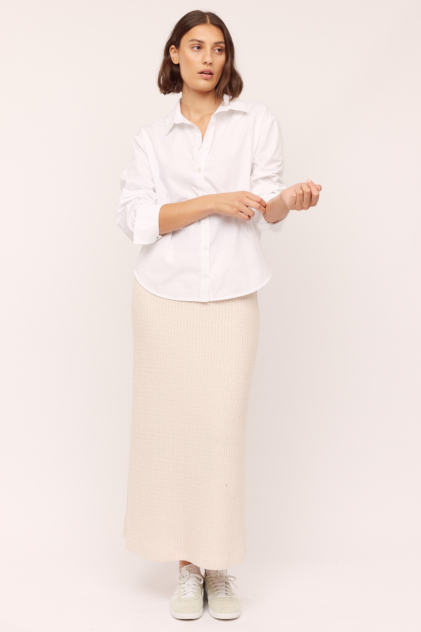 スカート Sandbeige Skirts White CLAUDIA SKIRT / WHITE / CLYQUE