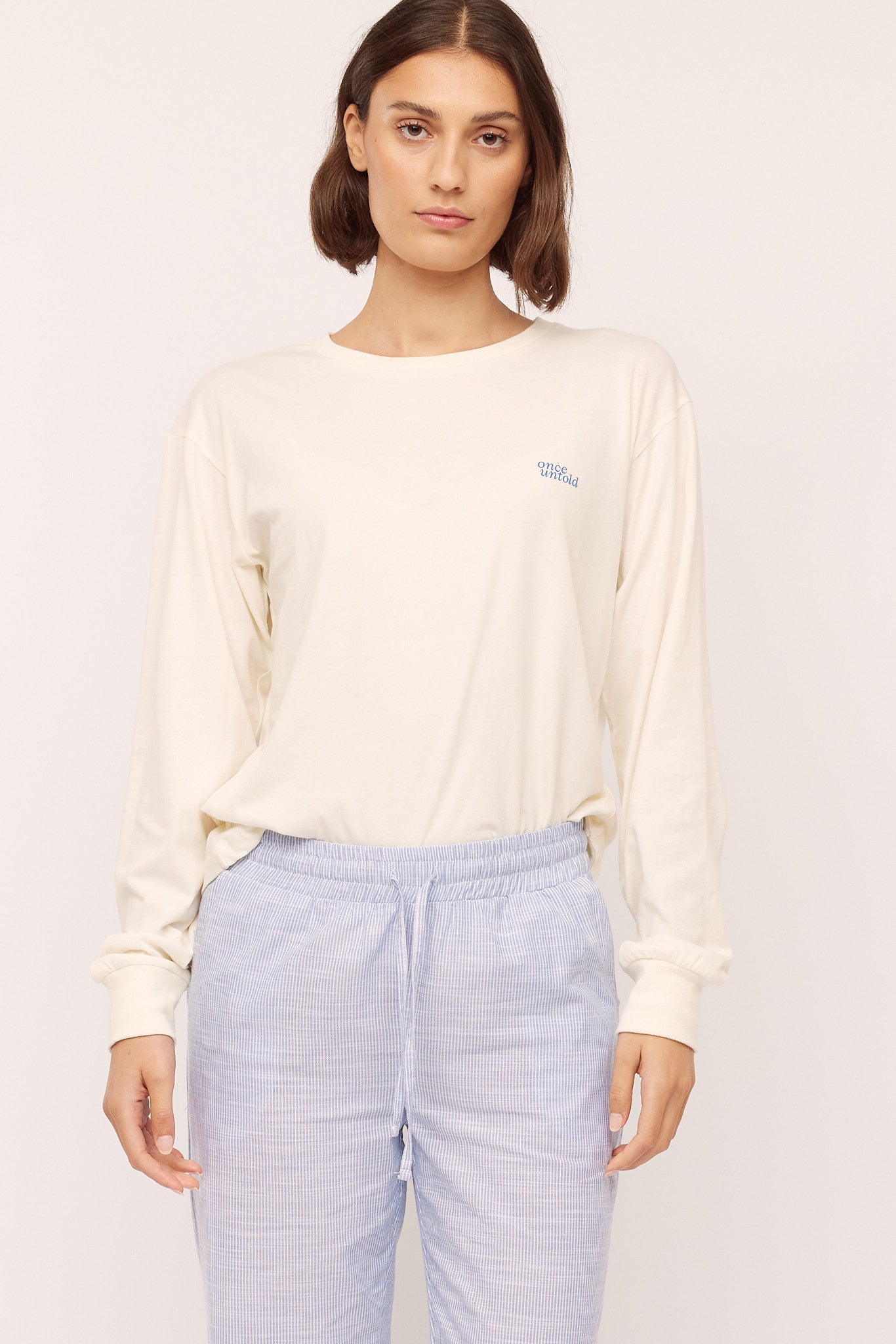 Mai Trouser - Blue Stripe – Once Untold