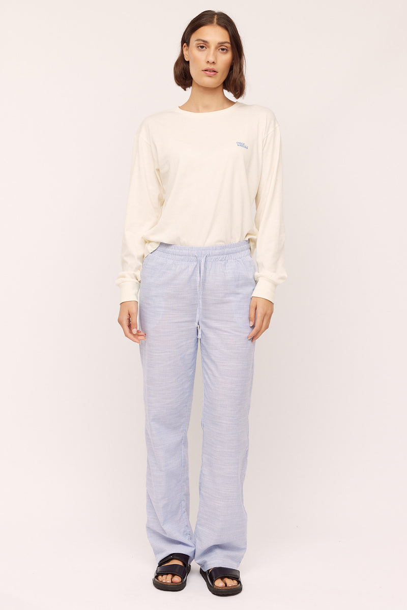 Mai Trouser - Blue Stripe