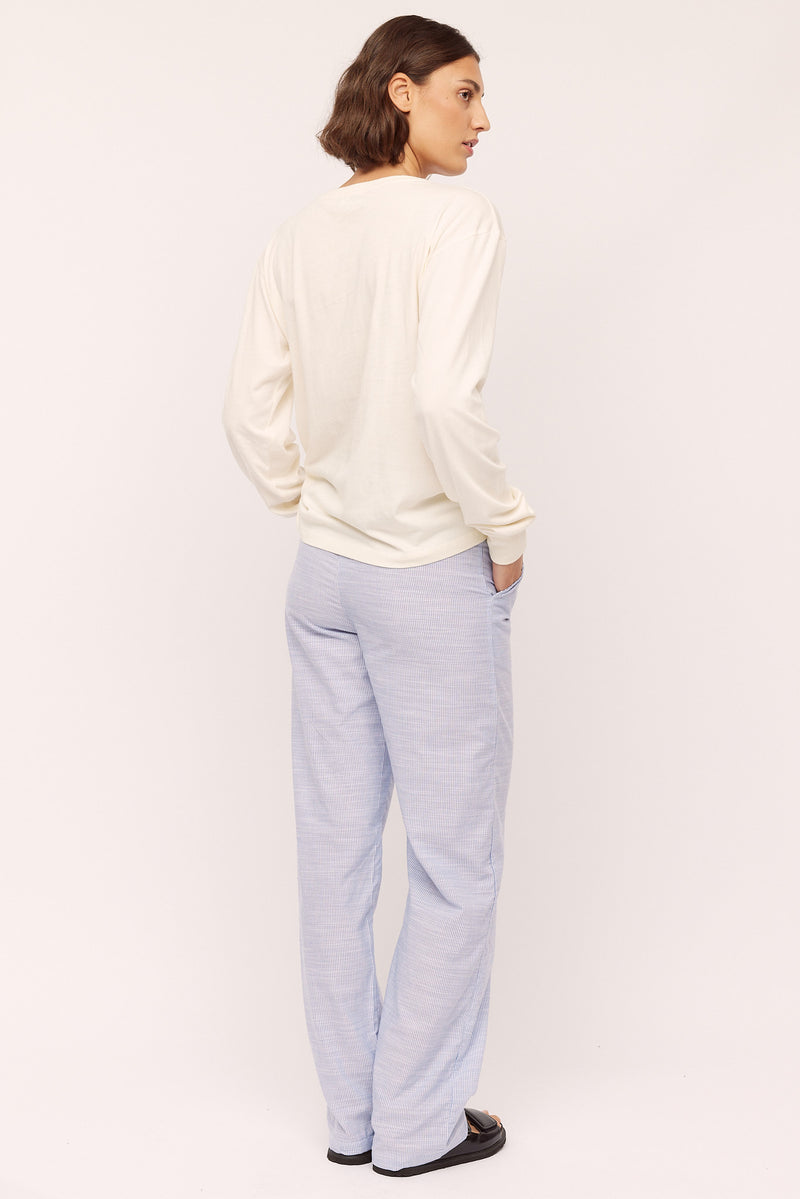 Mai Trouser - Blue Stripe