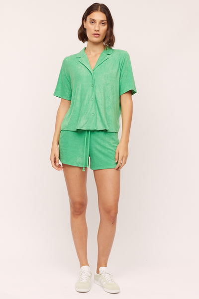Elle Shorts - Green Spurce