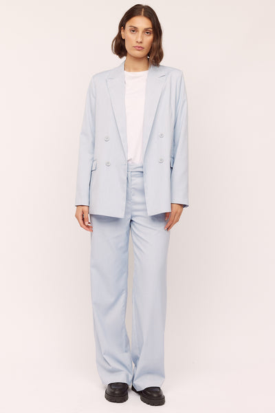 Seven Trouser - Sky Blue Melange
