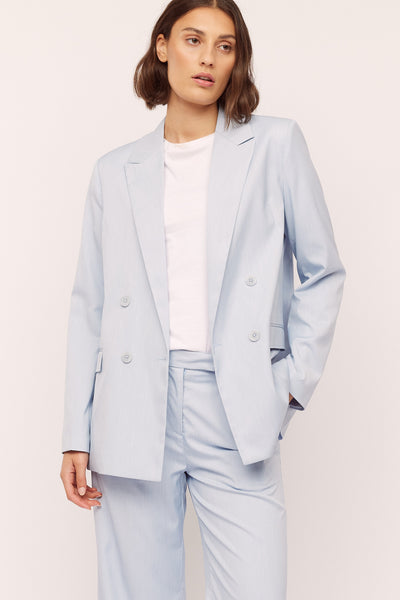 Seven Blazer Sky Blue Melange – Once Untold